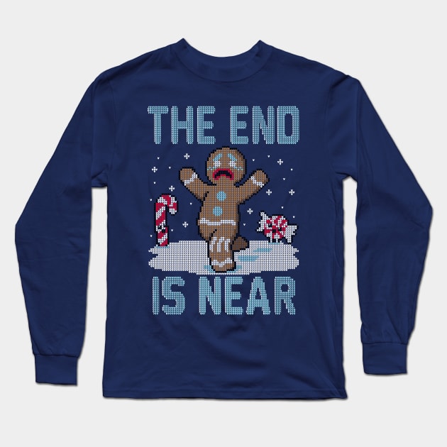 Christmas is near! - Ugly Christmas Sweater Long Sleeve T-Shirt by Raffiti